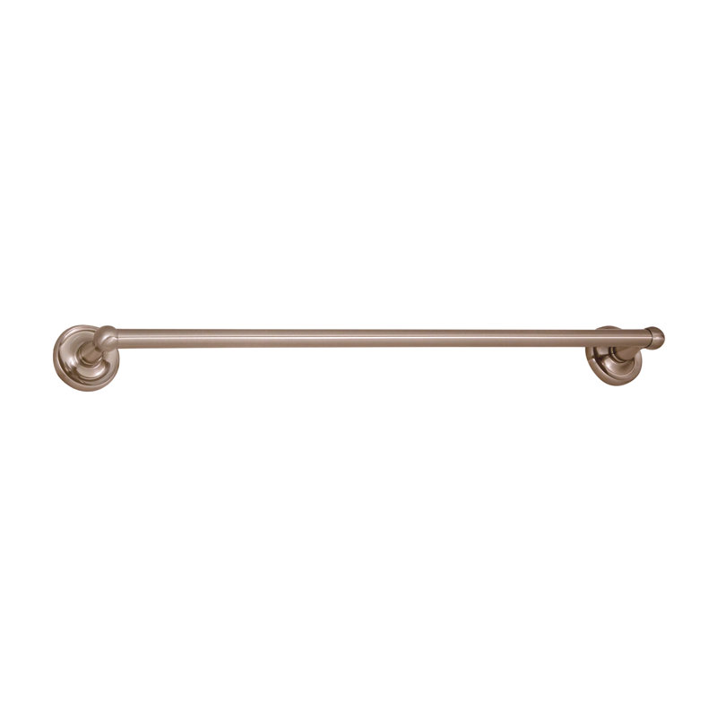 Barre à serviettes San Martin 24 po, chrome poli, Nickel brossé