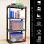 Étagère de rangement robuste à 4 niveaux pour garage, garde-manger et buanderie, l 30 po x P 14 po x H 57 po-731162469
