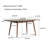 Walnut Color Solid Oak Round Corner Diagonal Leg Telescopic Table 1.2-1.6M, For 6-8 People To Meet Dining Table Wood (Walnut Color)