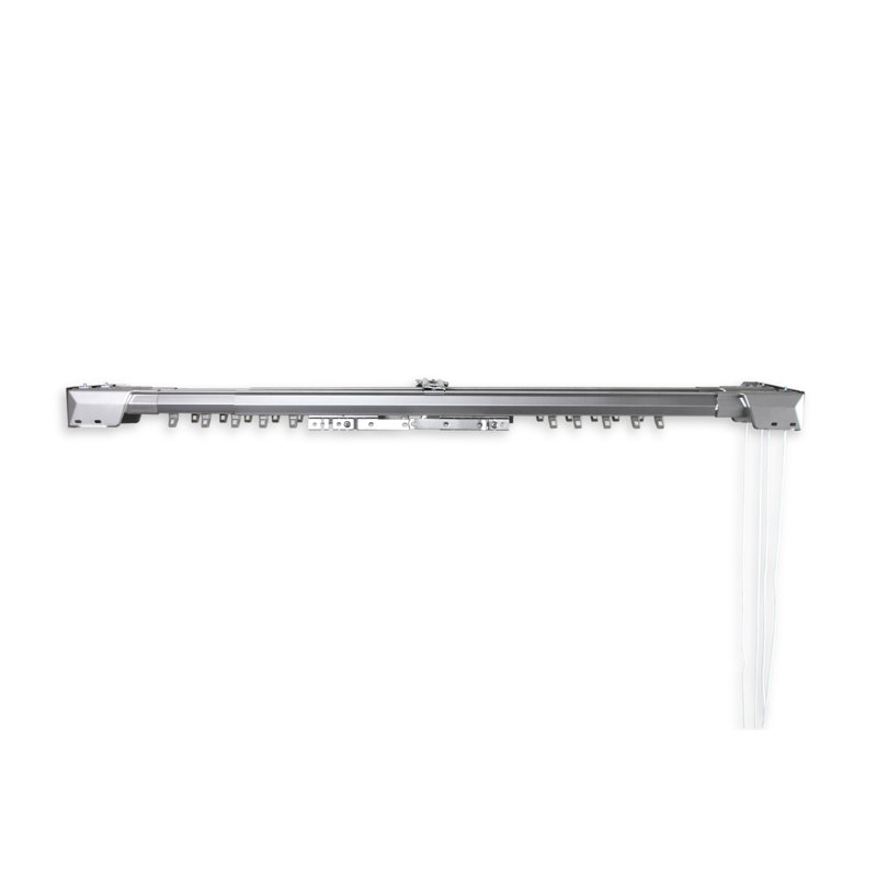 Heavy Duty Adjustable Silver Double Traverse Curtain Rod