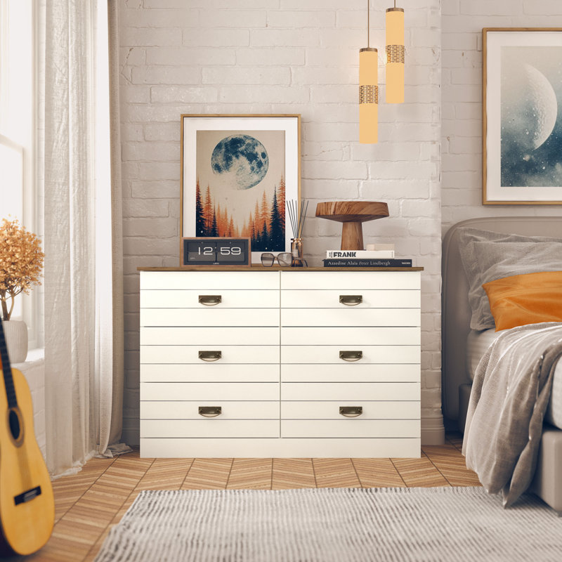 Commode 6 tiroirs 47,24 po Allyannah