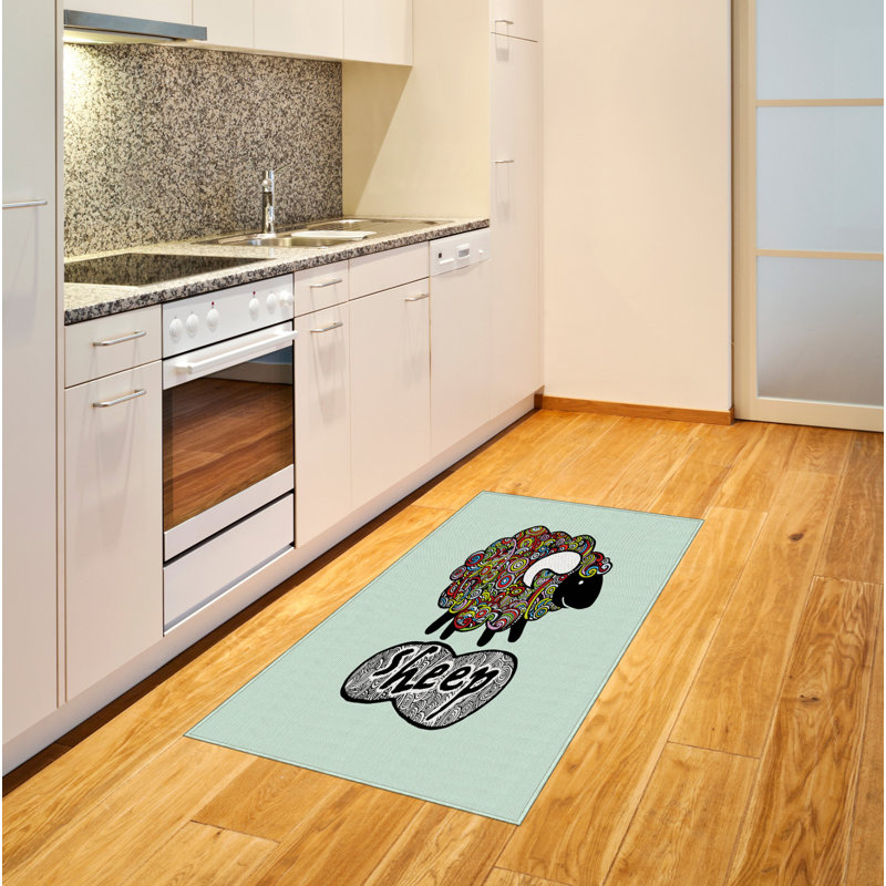 Indie High Density Long Fiber Poly Threads Decorative Area Rug Carpet, Rectangle 4' x 5'8"
