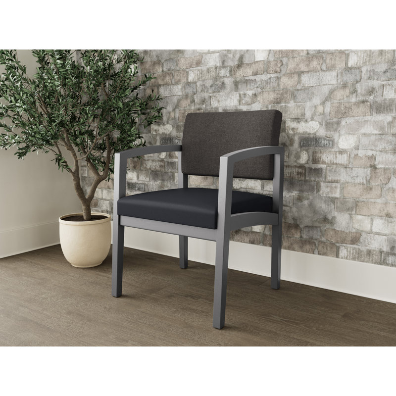 Chaise en bois Lenox, Étain, Fumée Archetype / noir Modena