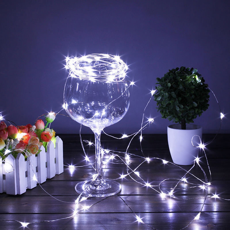 Mini lampe usb 100 lumières del, Blanc