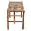Banc de jardin en rotin / bambou Wingert-1026906552