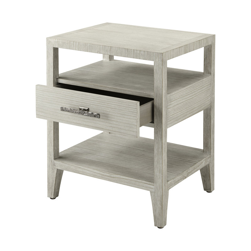 Breeze 1 - Drawer Solid Wood Nightstand