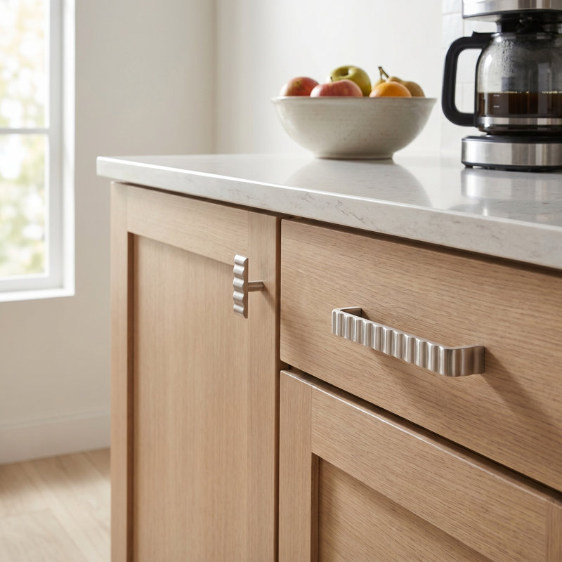 Natoma 6" Center to Center Bar Pull, Satin Nickel
