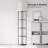  Wascar 70''H 5 Tiers Corner Bookcase Floor Lamp