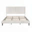 Structure de lit en tissu avec tête de lit rembourrée Boucle-29431135-29431133