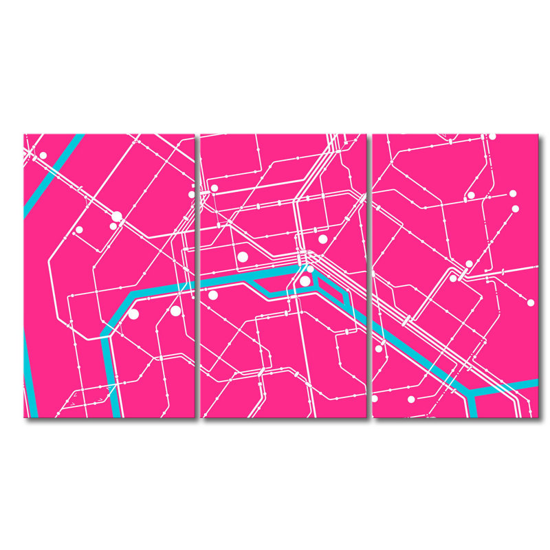3 Piece Wrapped Canvas Print