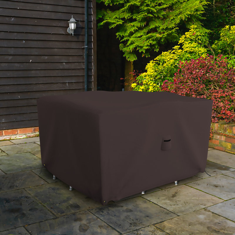 Outdoor Cover, 76.2cm H x 114.3cm W x 114.3cm D, Coffee