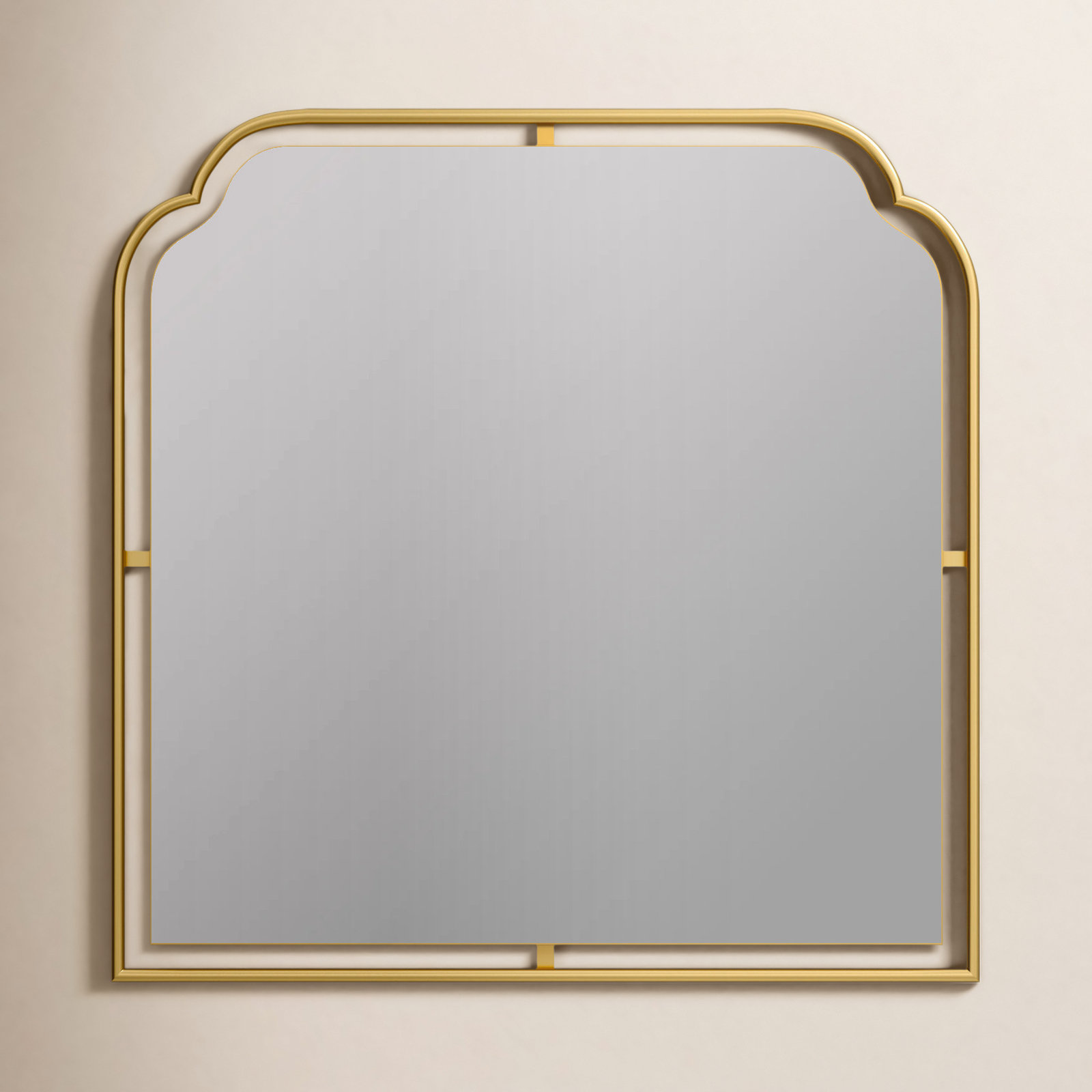 Moors Metal Novelty Mirror, Gold