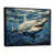 Black Floater Framed