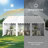 16 FT. W x 20 FT. D Steel Canopy Tent With 4 Removable Side Walls Heavy Duty Party Tents For Parties-115748207