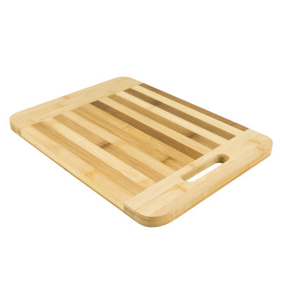 Home Mart Goods 16"X12" Heavy Duty Large Kitchen Chopping Butcher Block Bamboo Wood Cutting Board