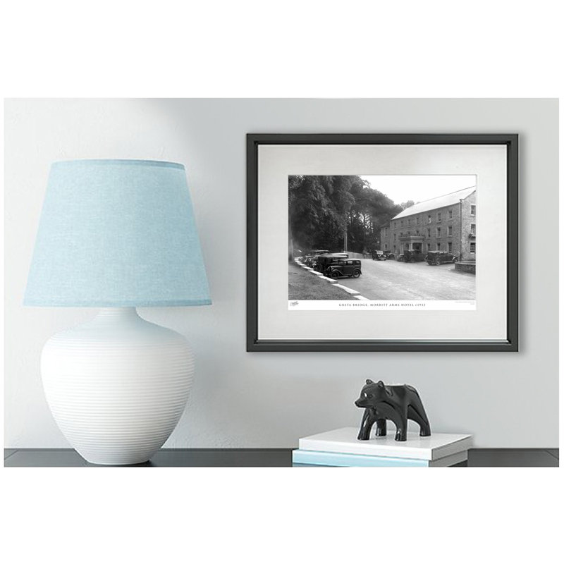 Greta Bridge, Morritt Arms Hotel C1933 by Francis Frith - Single Picture Frame Print, 45cm H x 60cm W x 2.3cm D