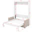Lit escamotable double avec coussin-352963424