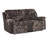 Bruni Brown Console Reclining Loveseat