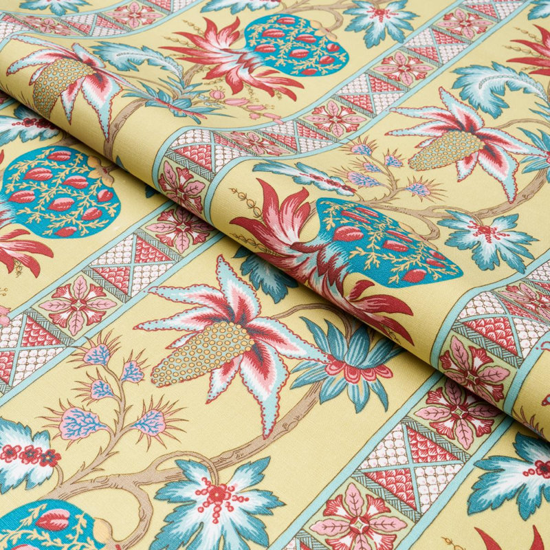 Bailey Botanical Fabric, Gold
