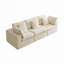 Canapé modulaire modulaire avec éponge haute densité et tissu Sherpa, peu encombrant et confortable pour les salons modernes-1947137989-1947137986-1947137998