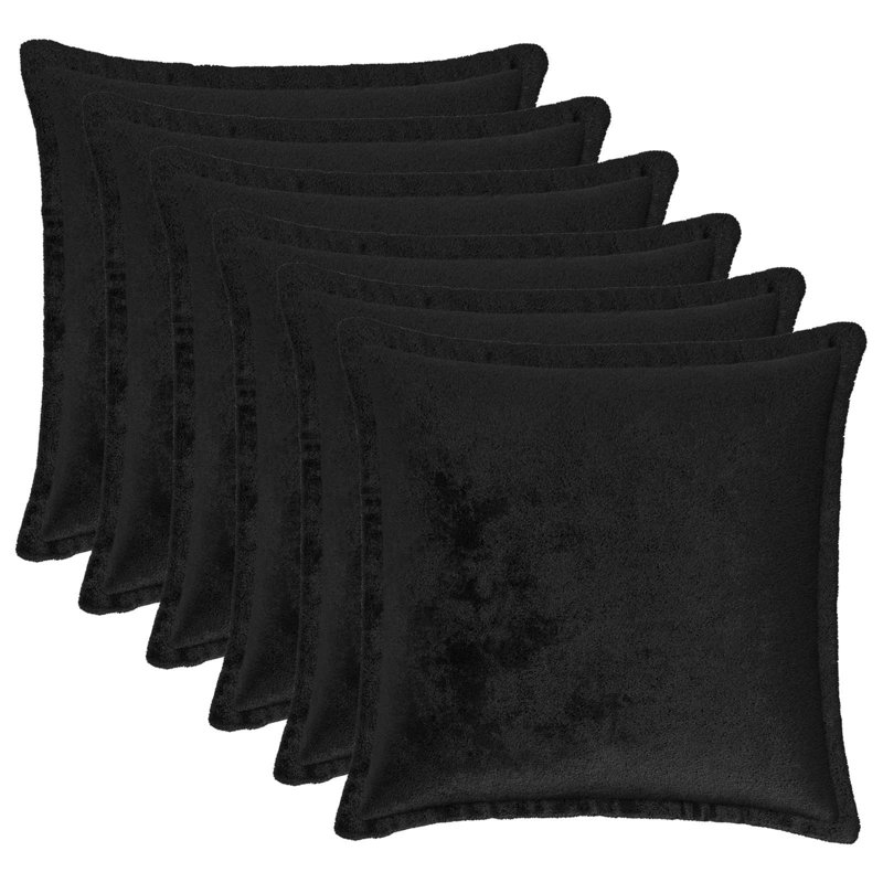 Black Cushion Cover, Square 40cm
