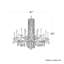 Siena 15 Light 41in x 35in Chandelier in Heirloom Gold with Clear Radiance Crystals-38449475-38449592