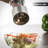 Stainless Steel Electric Salt And Pepper Grinder Set (Upgraded packaging, damaged replaceable)
