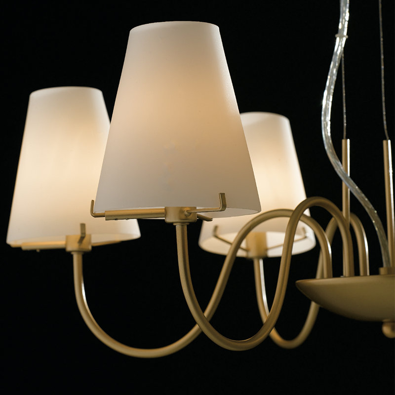Cholet 6 - Light Shaded Chandelier