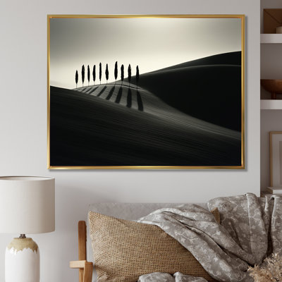 «Black and White Solitude Road», reproduction sur toile