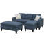 Ensemble modulaire réversible 3 pièces avec repose-pieds-256423995