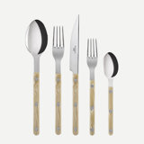 Bistrot Horn 5 - Piece Stainless Steel Flatware Set - Service for 1