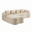 Canapé modulaire en chenille-1219292979