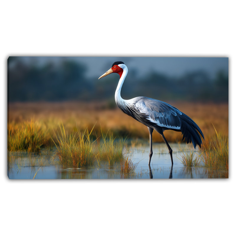 Art mural sur toile Wetland Majesty, H 24 po x l 48 po