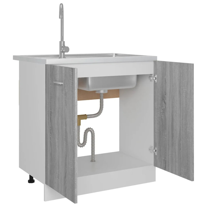 Marchan Standard Base Cabinet, Grey Sonoma
