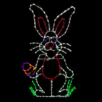 Lapin de Pâques debout