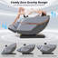 Fauteuil de massage complet à gravité zéro avec coussins gonflables