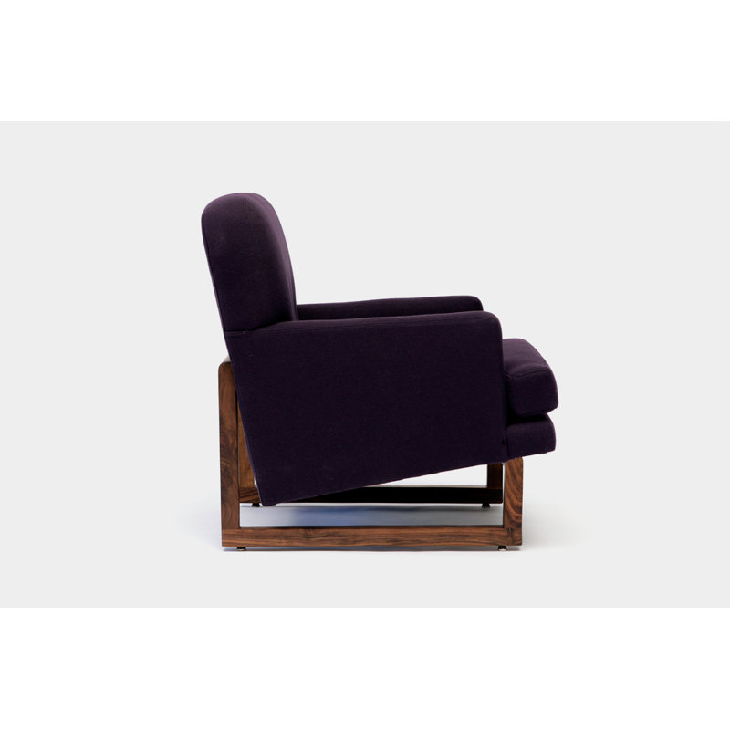 Melinda Armchair, Eggplant