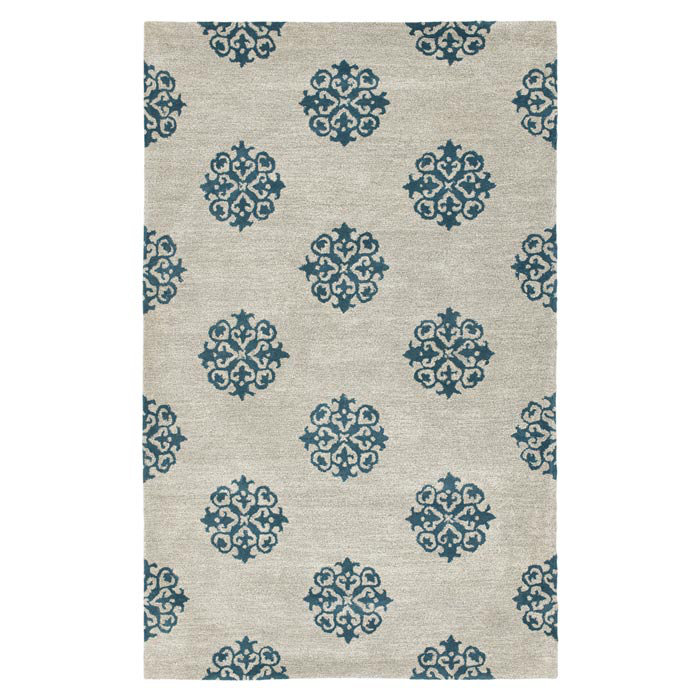 Candelo Hand Tufted Wool Pile Geometric Rug