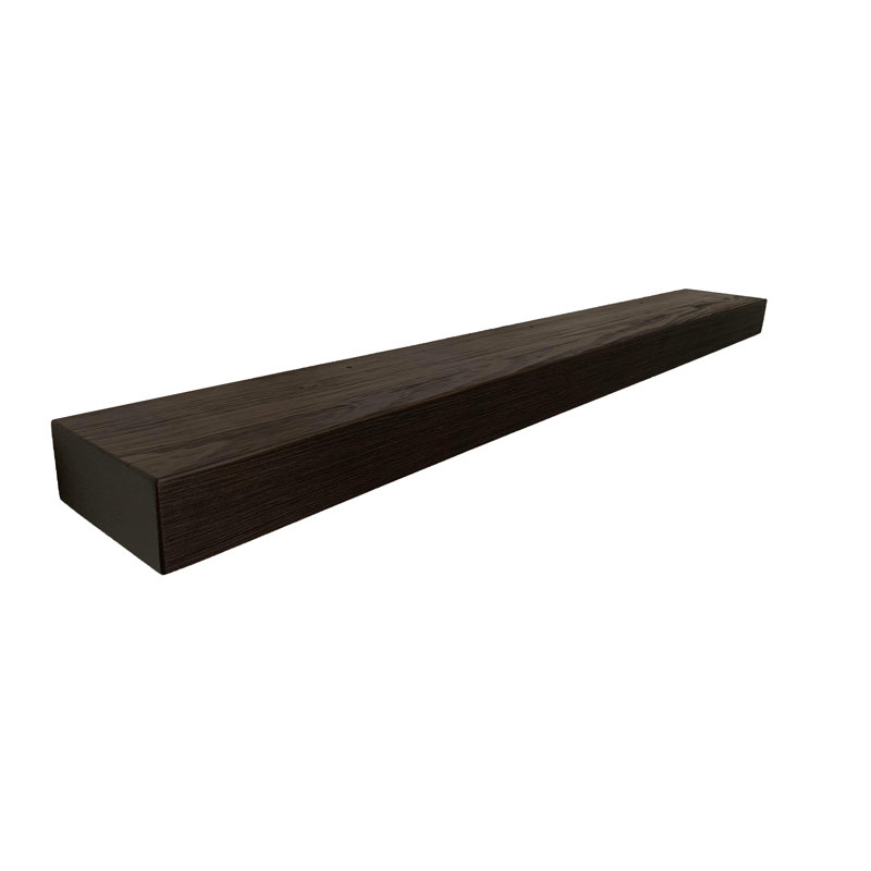 Anniek Fireplace Shelf Mantel, 54", Mocha