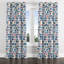 Rideaux Modern Window - rideau à œillets patchwork bleu et rose - 1 panneau-1614491764-1614491766