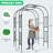 Tall Garden Arch Trellis For Climbing Plants, Large Grape Vine Support Arch Arbour Trellis