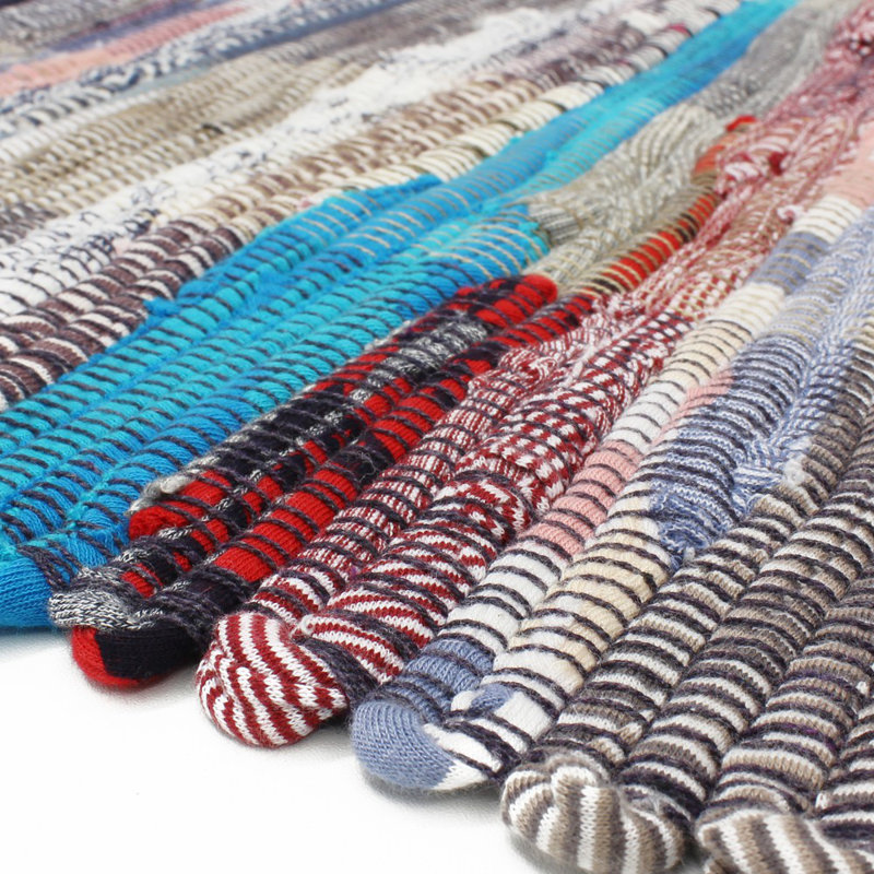 Chindi Rug Indoor Doormat, 1cm H x 50cm W x 80cm L