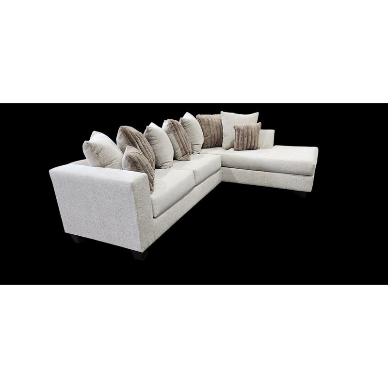 Canapé modulaire en tissu Kora, Tissu beige