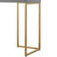 Console en faux chagrin Yadira-74889309