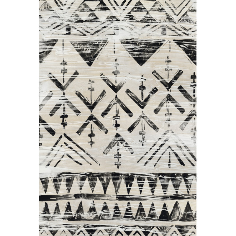 " Modern Mudcloth IV ", 36" H x 24" W x 1" D