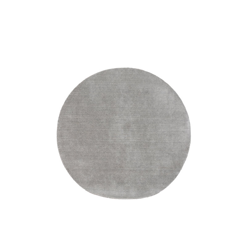 Geiser Hand Woven Wool Grey Indoor Rug, Round 202cm
