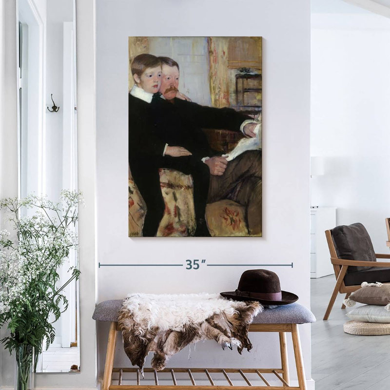 Alexander Cassatt et Robert Cassatt, H 36 po x l 24 po