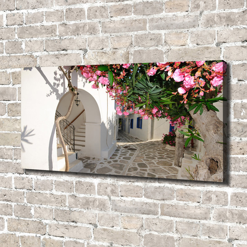 Charming Streets - Wrapped Canvas Print
