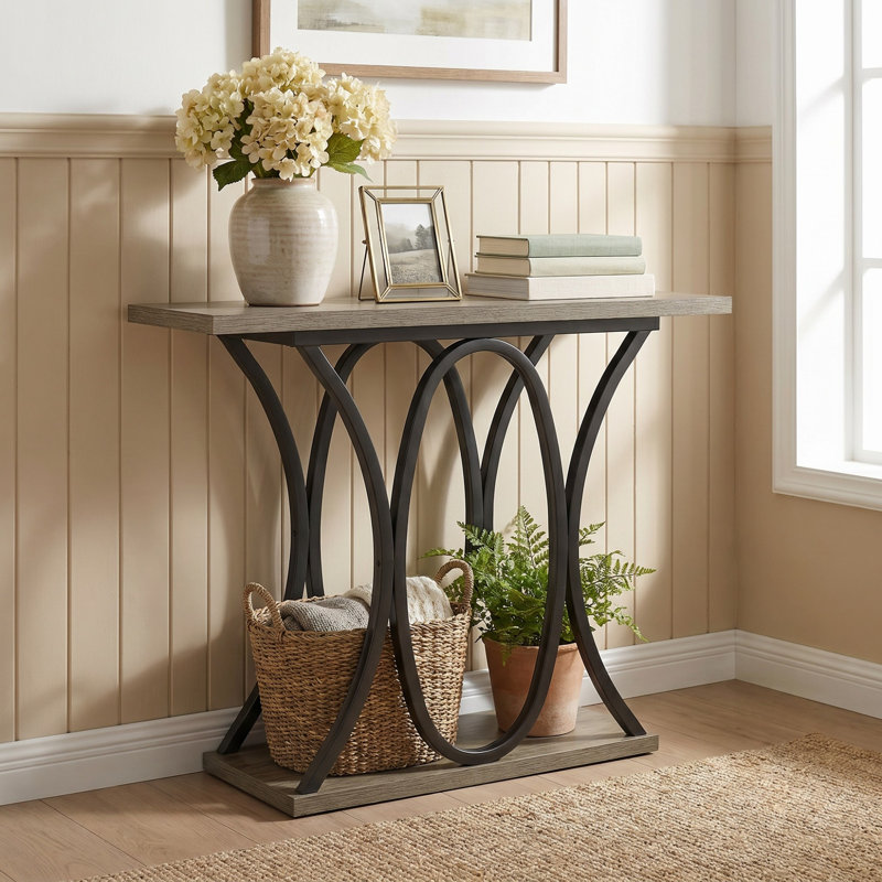 11.61cm Console Table, Grey
