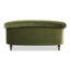 Causeuse Chesterfield, velours performance vert olive-130934314